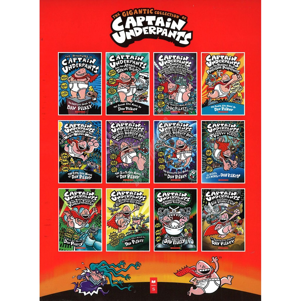 12-Books-set-The-Gigantic-Collection-of-Captain-Underpants-By-Dav-Pilkey-English-Story-Books-Set-3