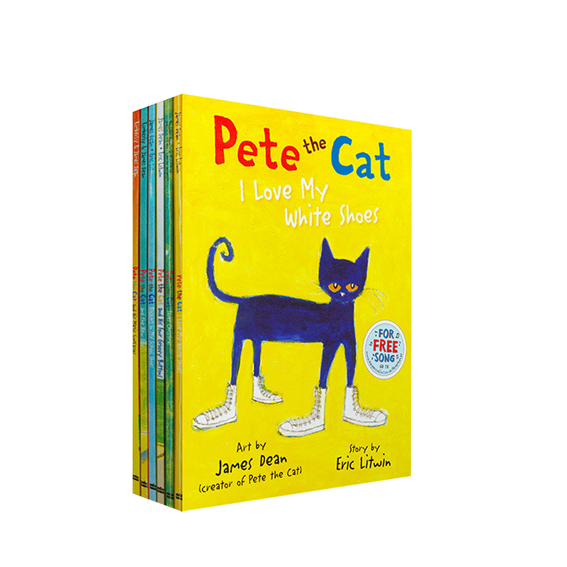 6-Books-Set-I-Can-Read-Pete-The-Cat-Kids-Classic-Story-Books-Children-Early-Educaction-1