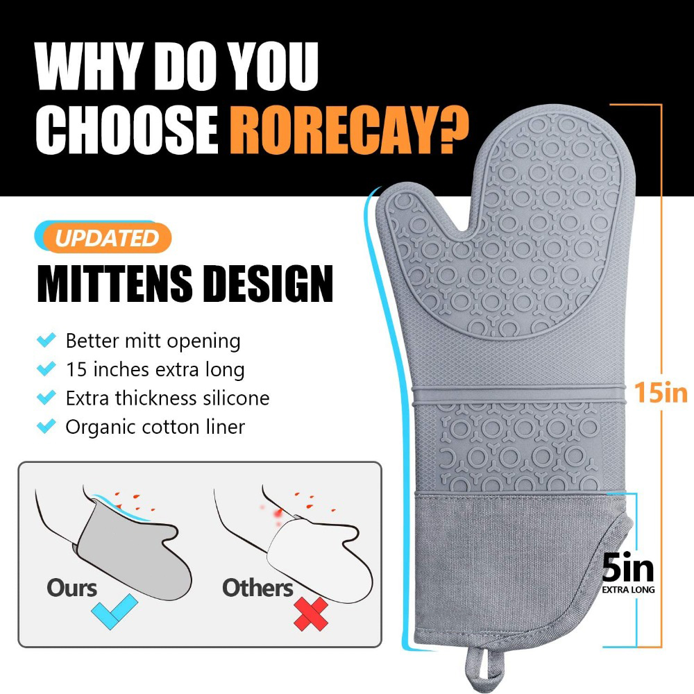 6Pcs-set-Hot-Oven-Mitts-Baking-Anti-Hot-Gloves-Resistant-Insulation-Pad-Oven-Microwave-Silicone-Mat-2