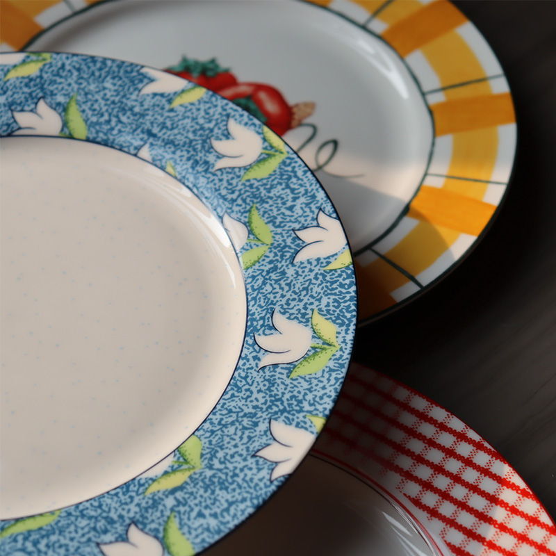 8-inch-Bone-China-Dinner-Plate-Breakfast-Floral-Food-Plates-Household-Salad-Tray-Steak-Flate-3