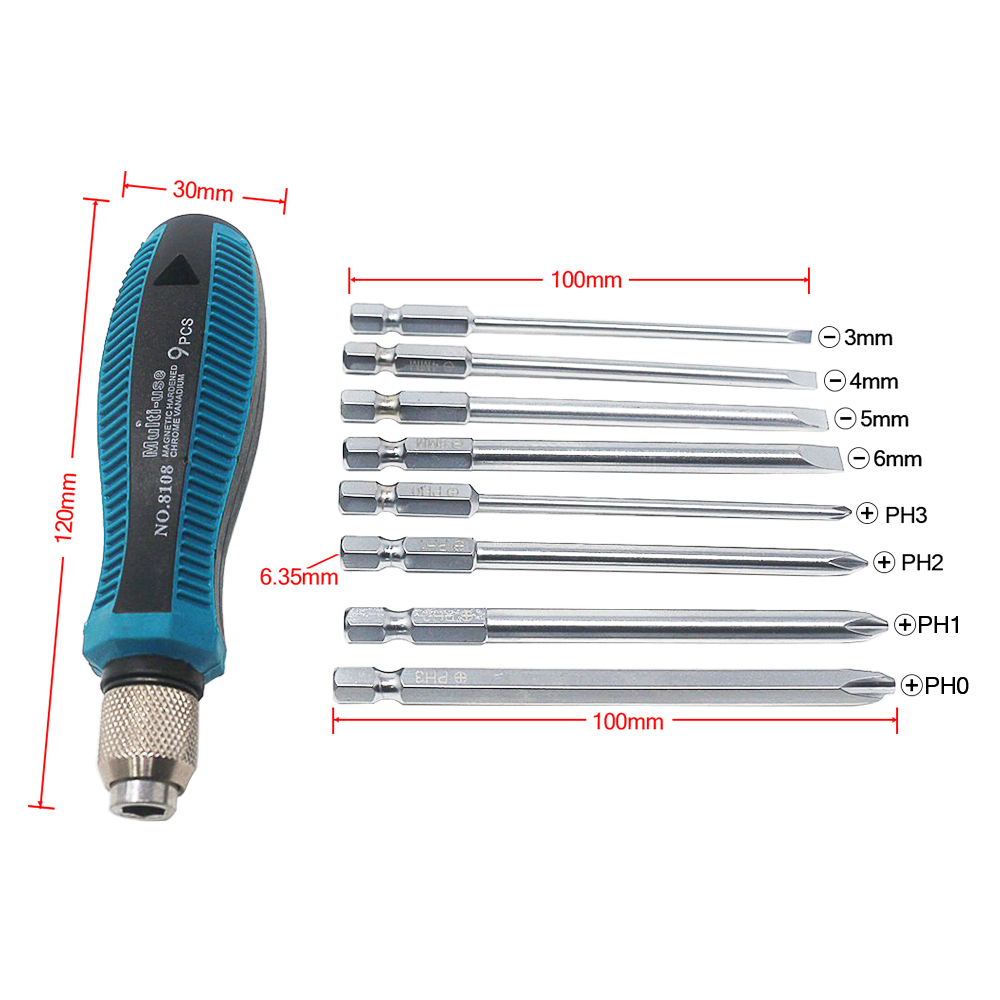 9-in-1-Screwdriver-Set-Phillips-Slotted-Bits-Multitool-Repair-Tool-With-Magnetic-Screw-Driver-Hand-4