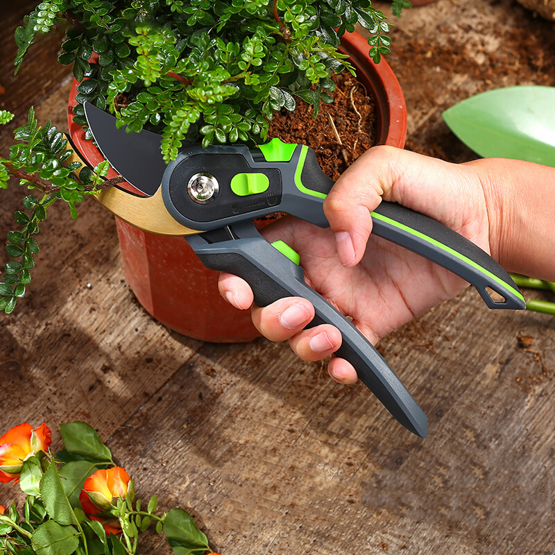 AI-ROAD-Shears-Pruner-Secateurs-Pruning-Scissors-Bypass-Sharpener-Clippers-Garden-Tool-Bonsai-Flower-Cultivating-Snip-2