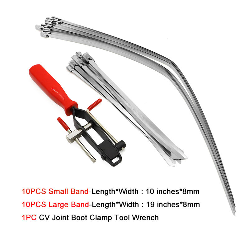 ATV-Auto-CV-Joint-Banding-Boot-Axle-Clamp-Tool-w-20PCS-CV-Half-Shaft-Boot-Band