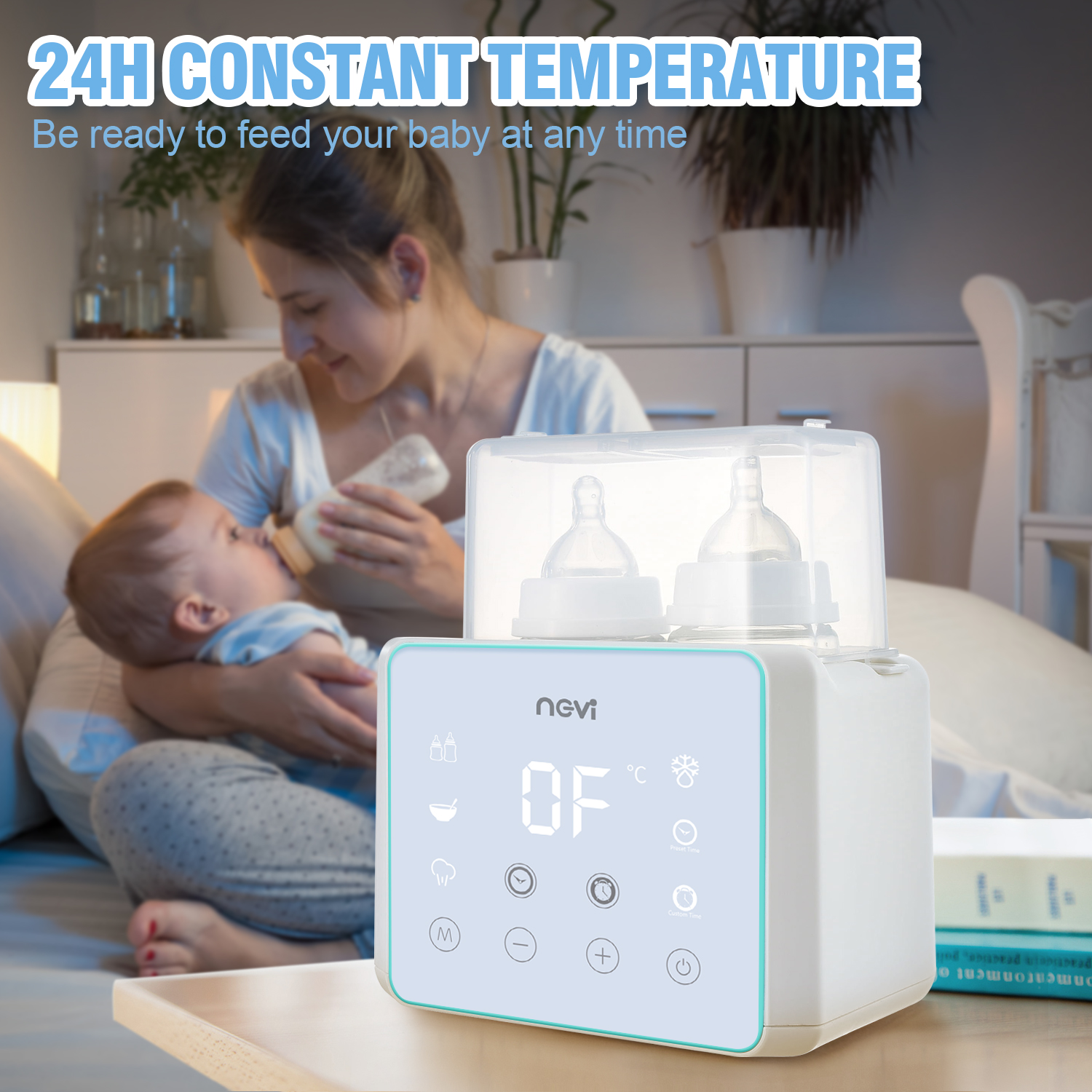 Baby-Bottle-Warmer-Bottle-Sterilizer-Double-Bottle-Warmer-for-Breast-Milk-LCD-Display-Accurate-Temperature-Control-2