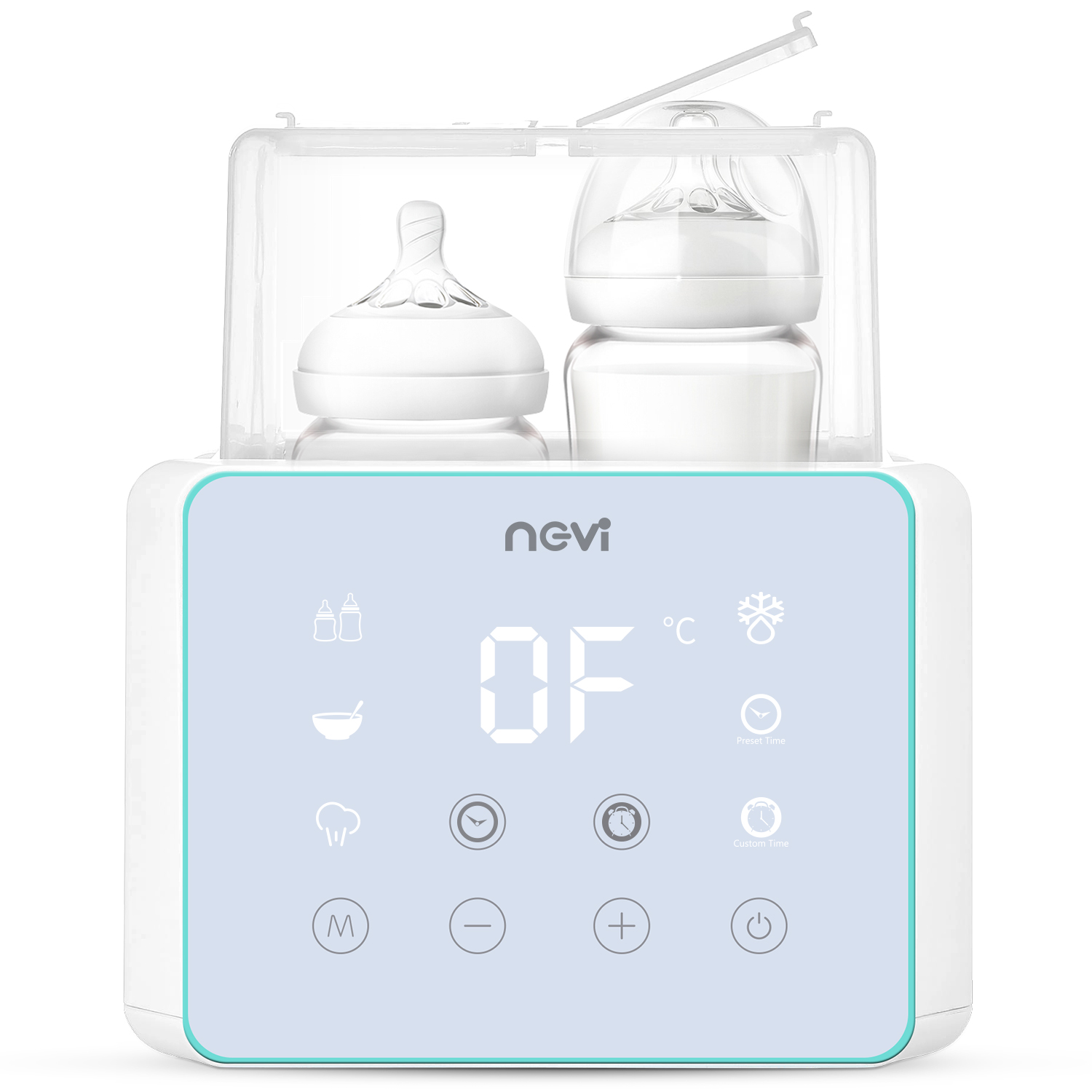 Baby-Bottle-Warmer-Bottle-Sterilizer-Double-Bottle-Warmer-for-Breast-Milk-LCD-Display-Accurate-Temperature-Control