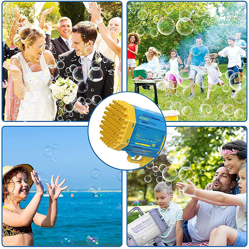 Bubble-Gun-Rocket-69-Holes-Bubbles-Machine-Gun-Launcher-Shape-Automatic-Blower-Soap-Toys-For-Kids-4