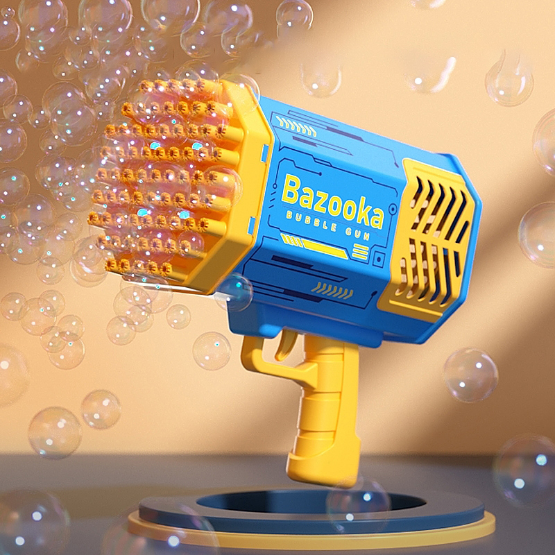 Bubble-Gun-Rocket-69-Holes-Bubbles-Machine-Gun-Launcher-Shape-Automatic-Blower-Soap-Toys-For-Kids-5