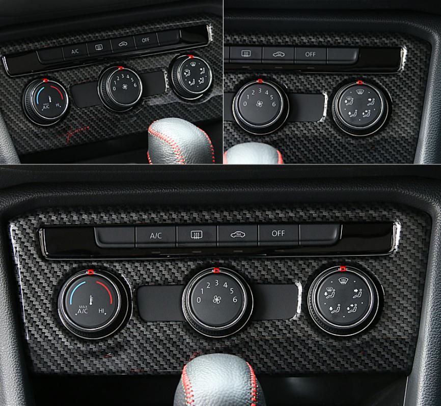 Car-styling-FOR-Tiguan-L-2017-air-conditioning-switch-decorative-ABS-automotive-parts-accessories-2