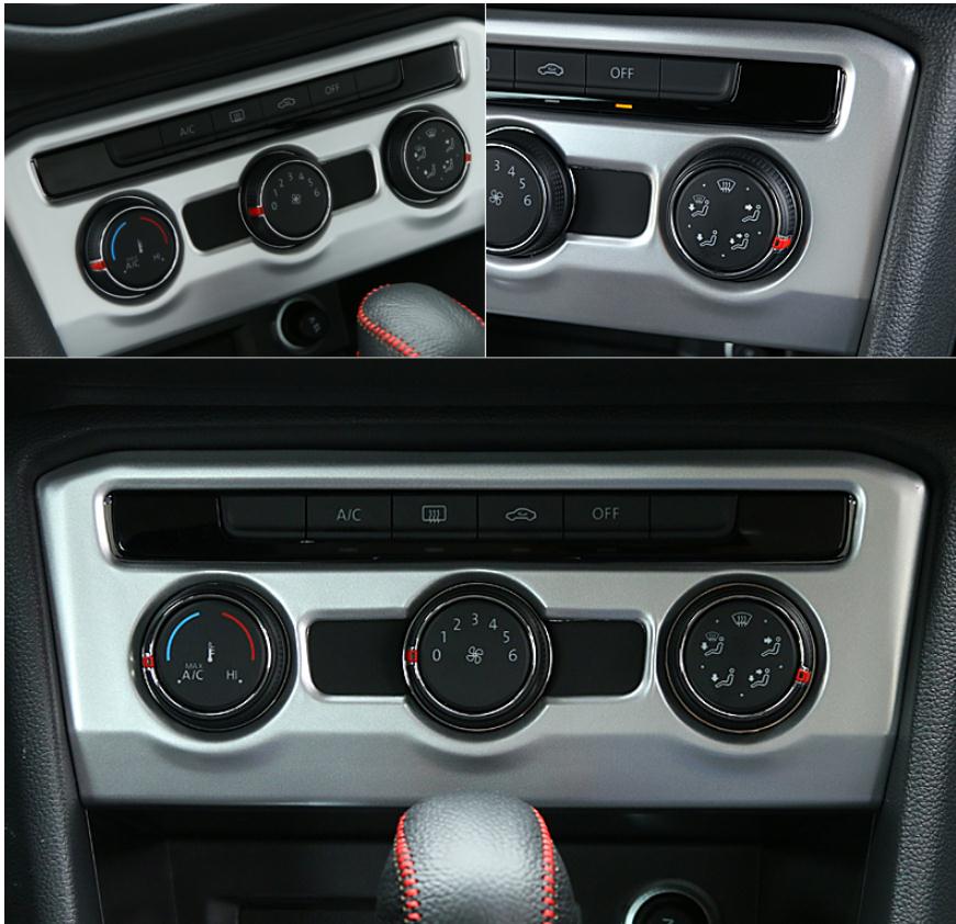 Car-styling-FOR-Tiguan-L-2017-air-conditioning-switch-decorative-ABS-automotive-parts-accessories-3