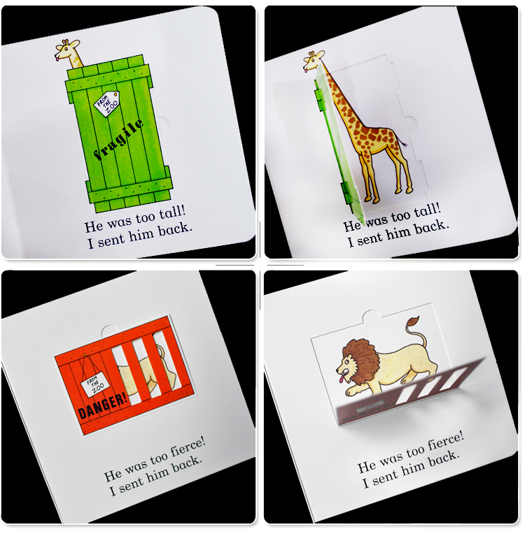 Funny-Educational-English-Picture-Cardboard-Books-for-Kids-Dear-Zoo-I-Am-A-Bunny-The-Very-5