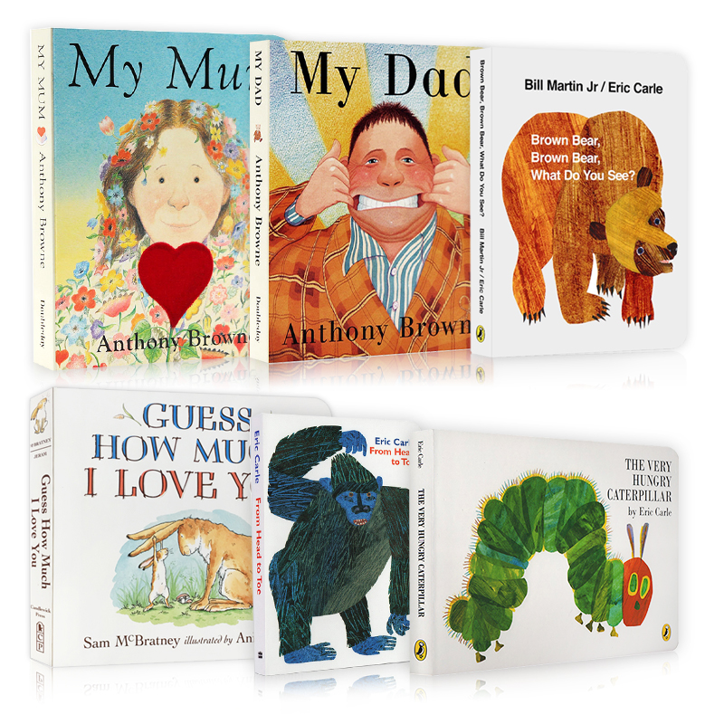 Funny-Educational-English-Picture-Cardboard-Books-for-Kids-Dear-Zoo-I-Am-A-Bunny-The-Very