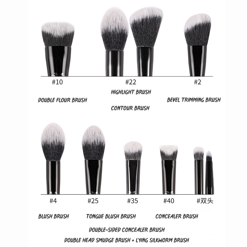 KVD-Makeup-Brushes-Series-Blusher-Powder-Foundation-Concealer-Eye-Shadow-Blending-Cosmetic-Concealer-Beauty-Soft-Brush-1