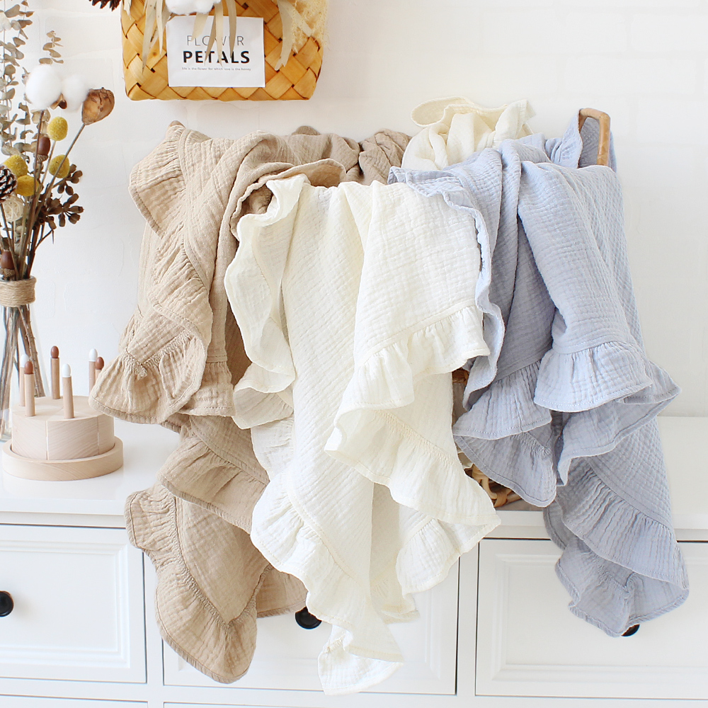 Muslin-Swaddle-Crinkle-Cotton-Gauze-Ruffle-Baby-Burp-Cloths-Baby-Blanket-Throw-Blanket-Muslin-Diapers-Babi