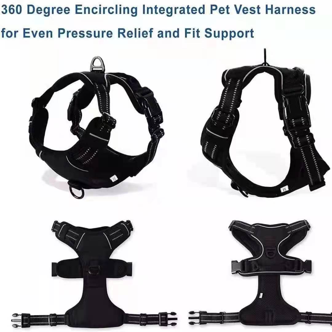 New-Big-Dog-Harness-Vest-Reflective-Adjustable-Pet-Chest-Strap-Training-Pets-Harnesses-No-Pull-for-3
