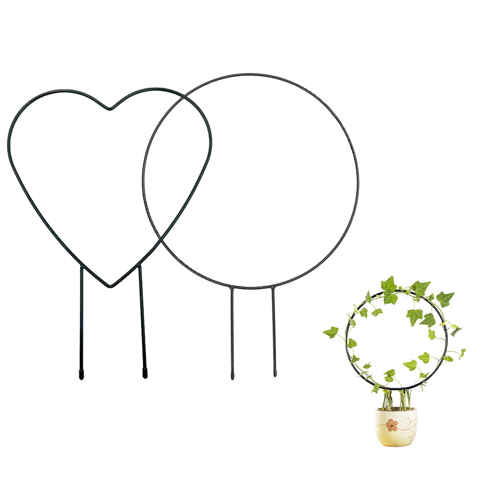 New-Metal-Iron-Round-Heart-Shaped-Garden-Plant-Support-Stake-Stand-For-DIY-Potted-Climbing-Plants-3