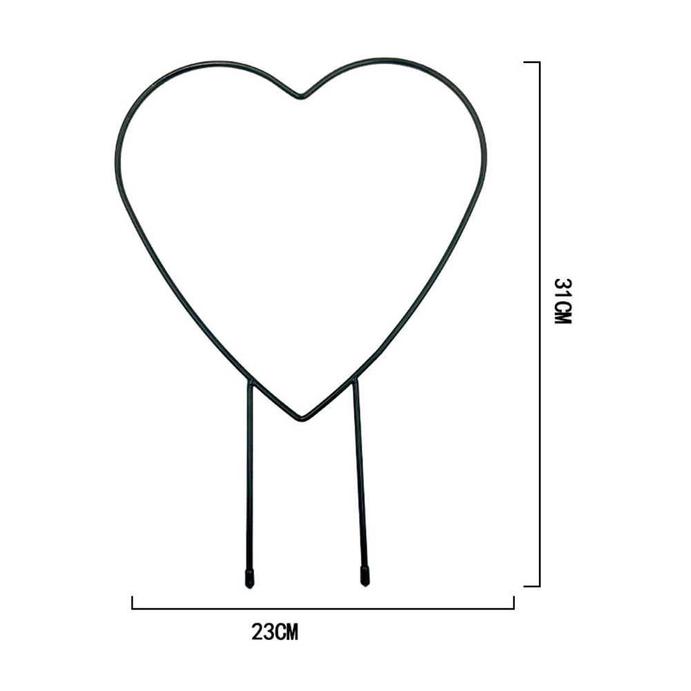 New-Metal-Iron-Round-Heart-Shaped-Garden-Plant-Support-Stake-Stand-For-DIY-Potted-Climbing-Plants-5