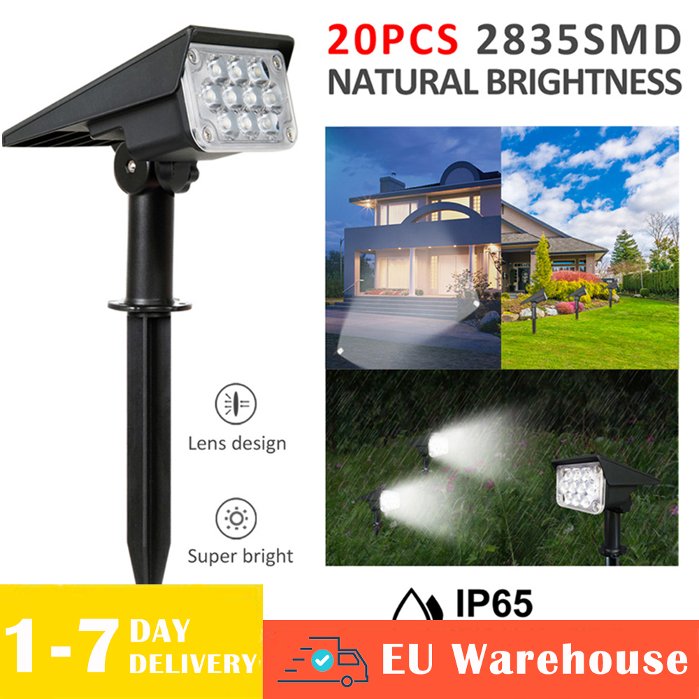 T-SUN-1pc-2pc-4pcs-Adjustable-Solar-Spotlight-Solar-Garden-Light-IP65-Super-Bright-Landscape-Wall