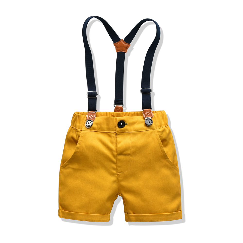 Top-and-Top-Baby-Boy-Clothing-Sets-Infants-Newborn-Boy-Clothes-Shorts-Sleeve-Tops-Overalls-2PCS-4
