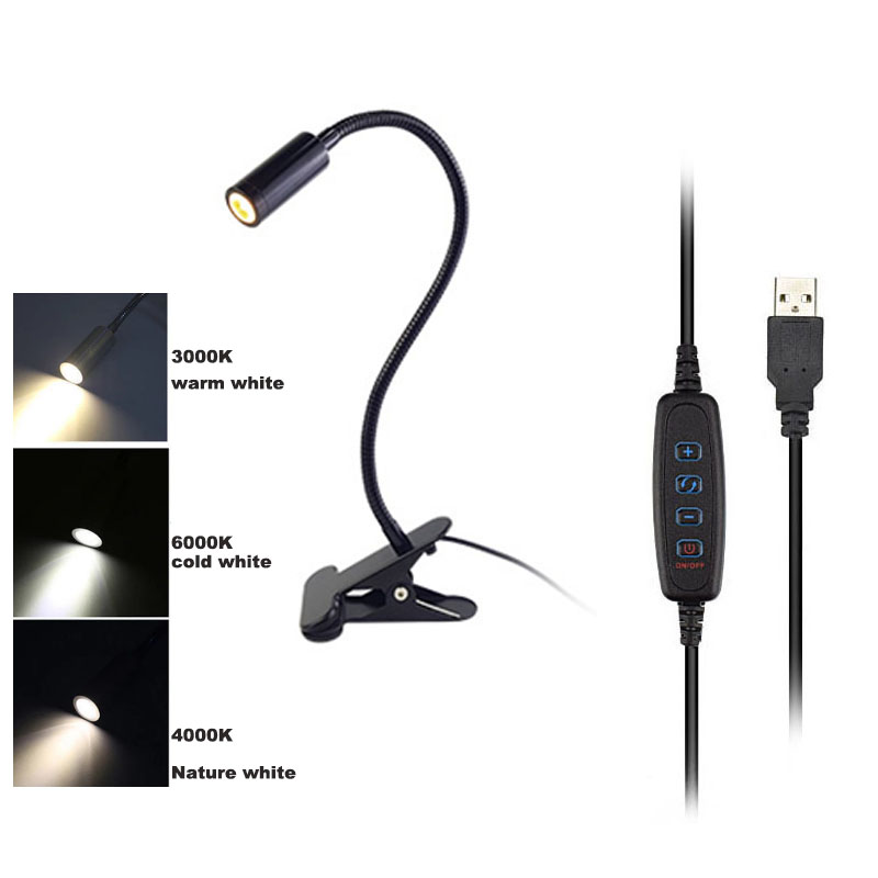USB-LED-Desk-Clamp-Reading-Lamp-3W-Flexible-Table-Light-Stepless-Dimming-5V-Bedroom-Office-Kids-5