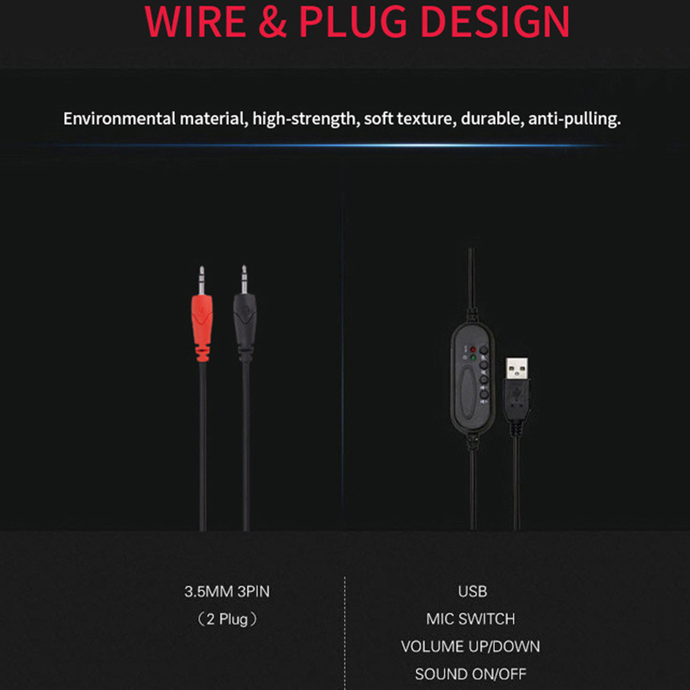 Wired-Cell-Phone-USB-Port-Super-Bass-Computer-Headset-Laptop-Accessory-Omnidirectional-Microphone-Online-Class-30mm-5